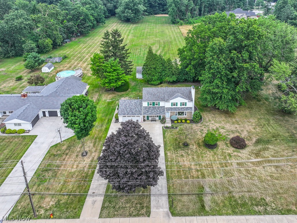 Drone / aerial view featuring a rural view