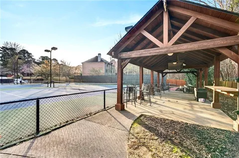 a view of a tennis court