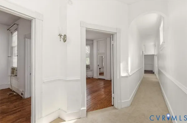 a view of a city street from a balcony