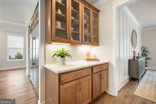 a sign on the side of a house