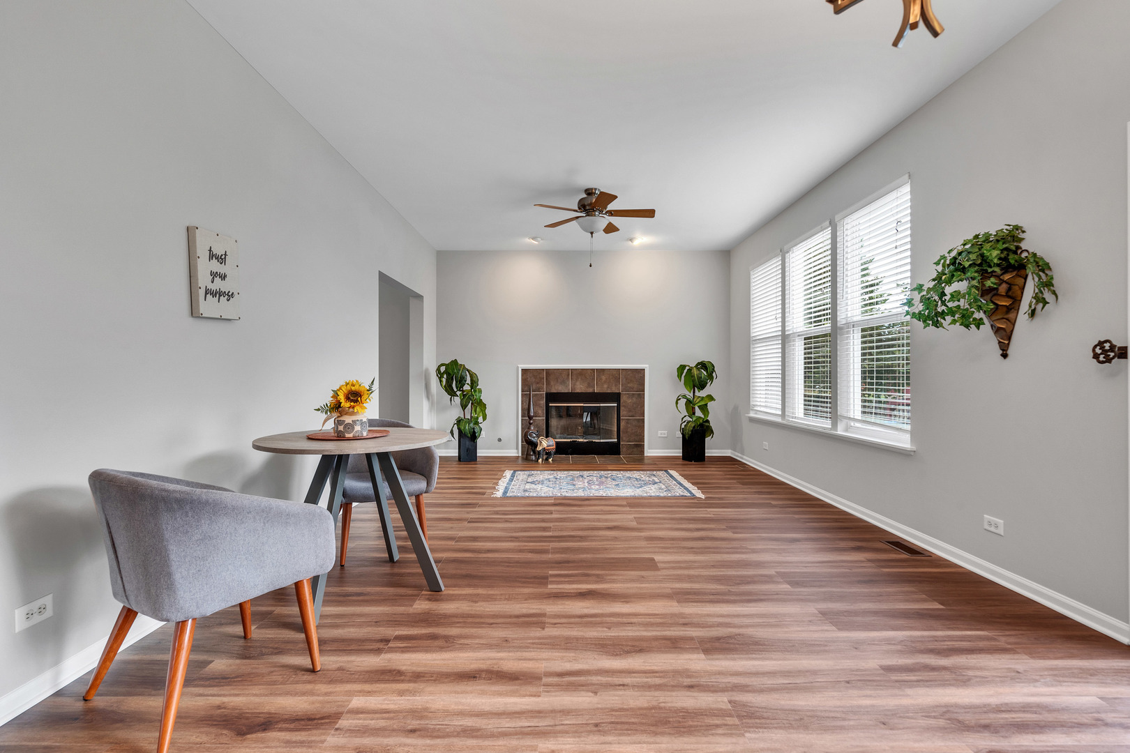 2513 Simon Drive Montgomery, IL 60538 - Photo 9 of 33 a view of a livingroom with furniture and a fireplace