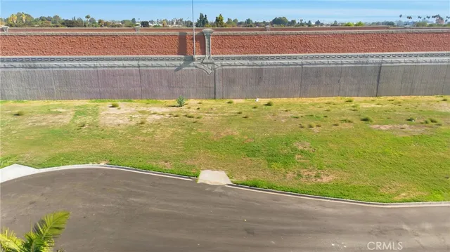 a view of a lake with a big yard