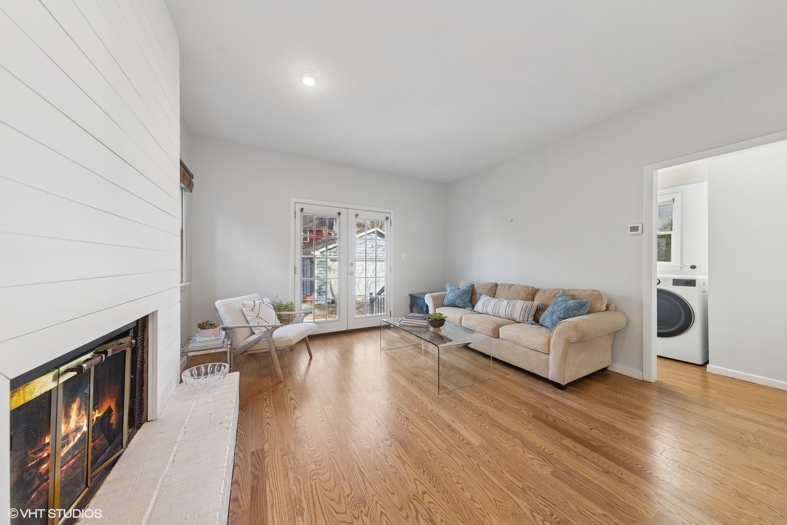 208 Fairbank Road Riverside, IL 60546 - Photo 12 of 29 a living room with furniture and a fireplace