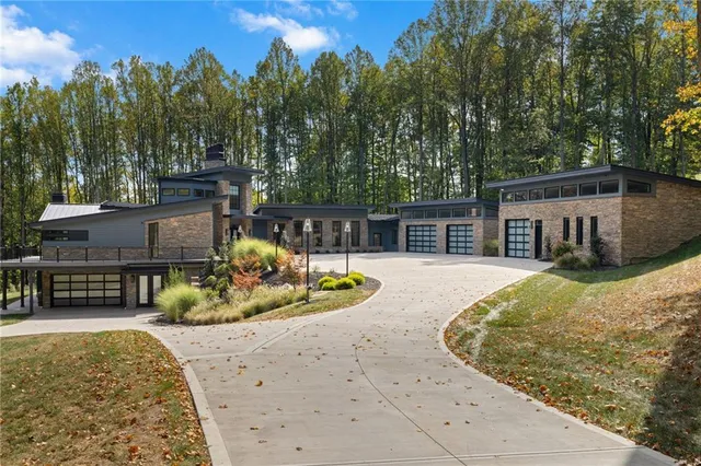 front view of a house with a porch