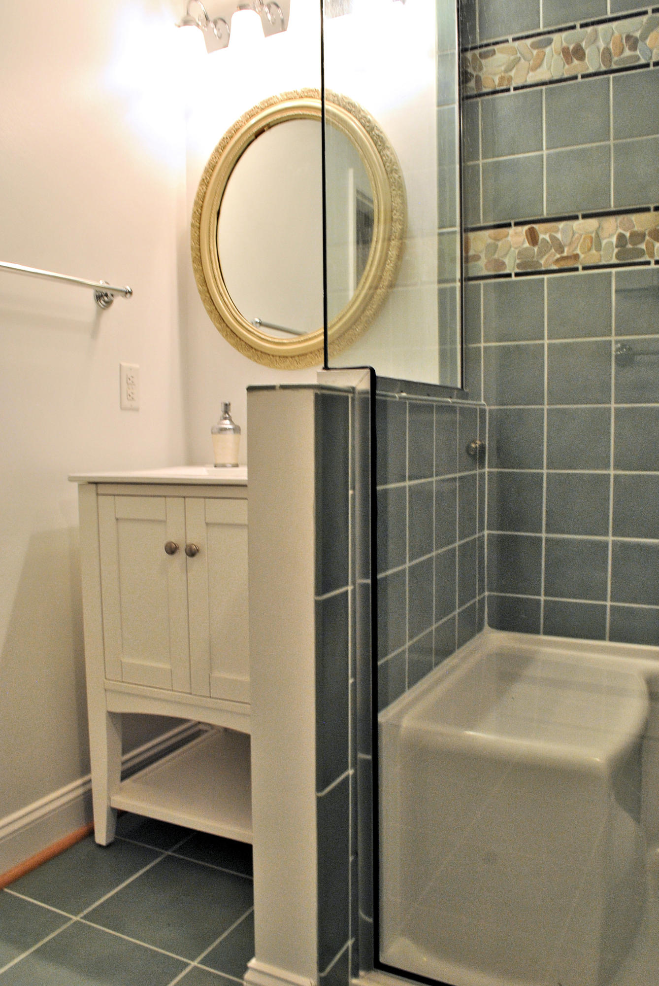 6500 Little Camp Road Riner, VA 24149 - Photo 57 of 121 a bathroom with a tub and a shower