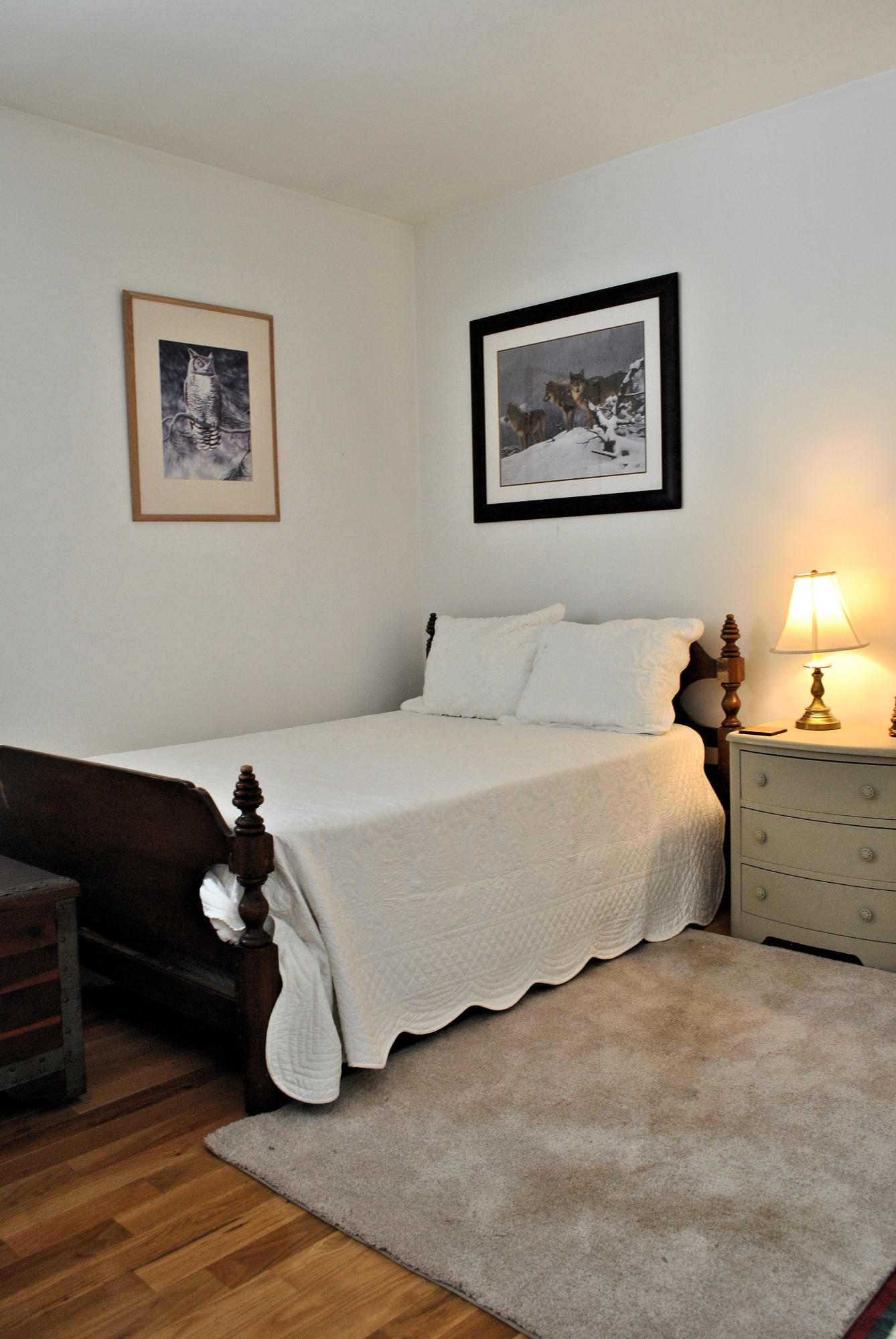 6500 Little Camp Road Riner, VA 24149 - Photo 97 of 121 a bedroom with a bed and wooden floor