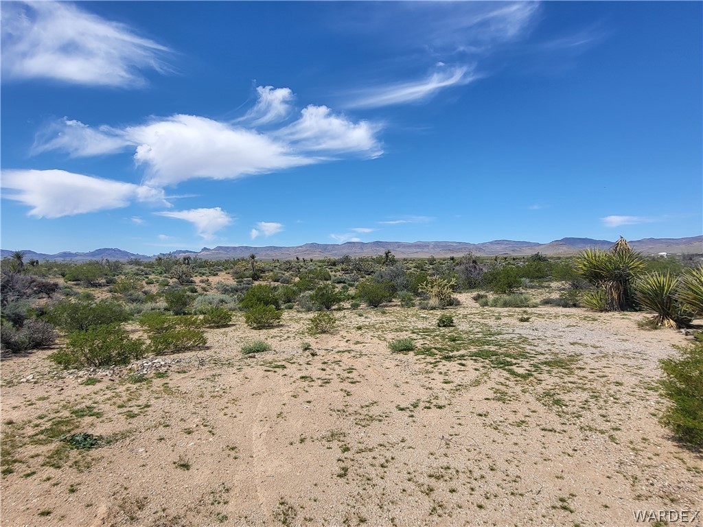 5397 Cordes Road Golden Valley, AZ 86413 - Photo 25 of 50 a view of a dry yard with wooden fence
