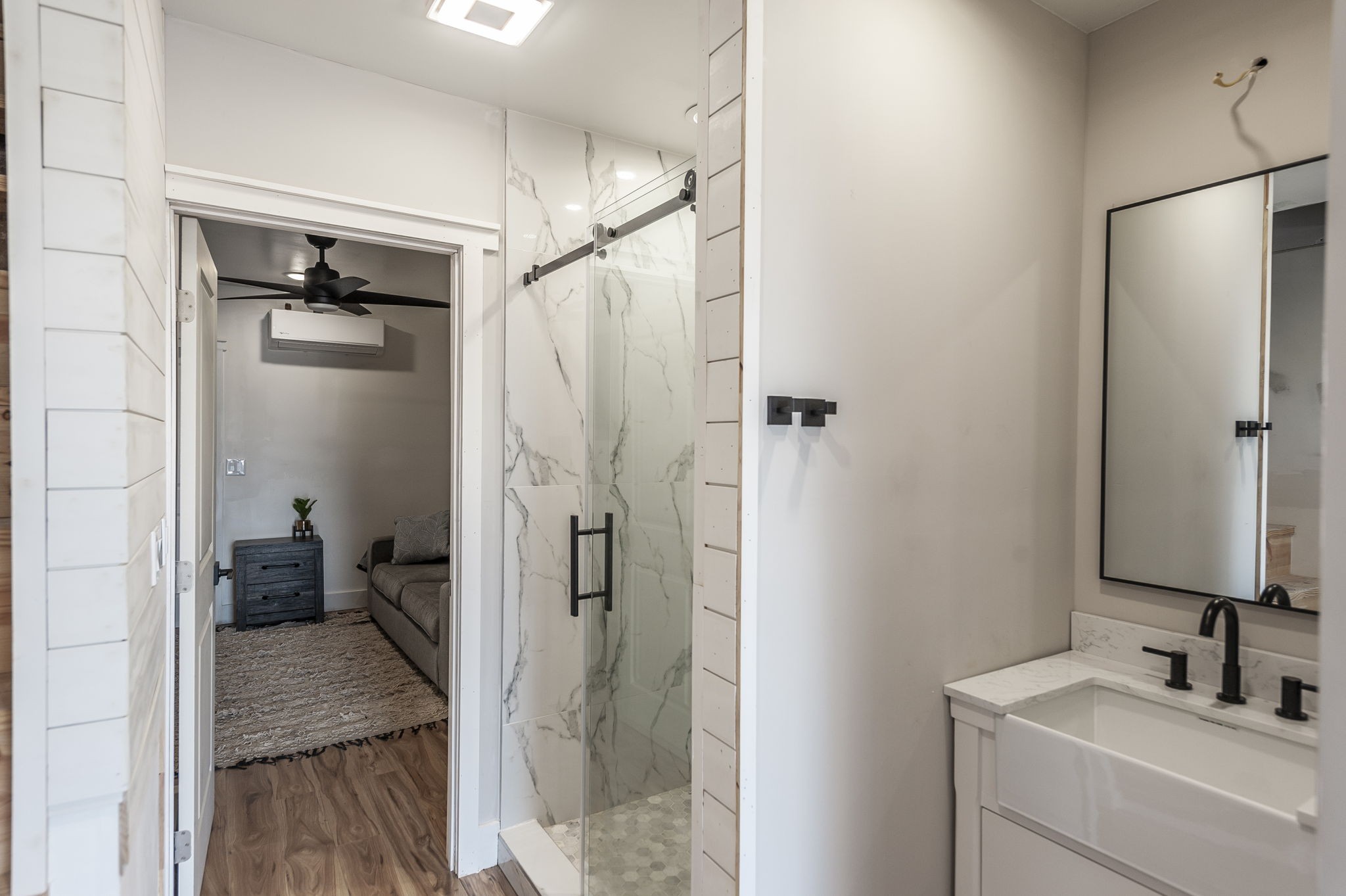 1160 Hearn Hill Road Watertown, TN 37184 - Photo 77 of 91 a bathroom with a sink and a mirror