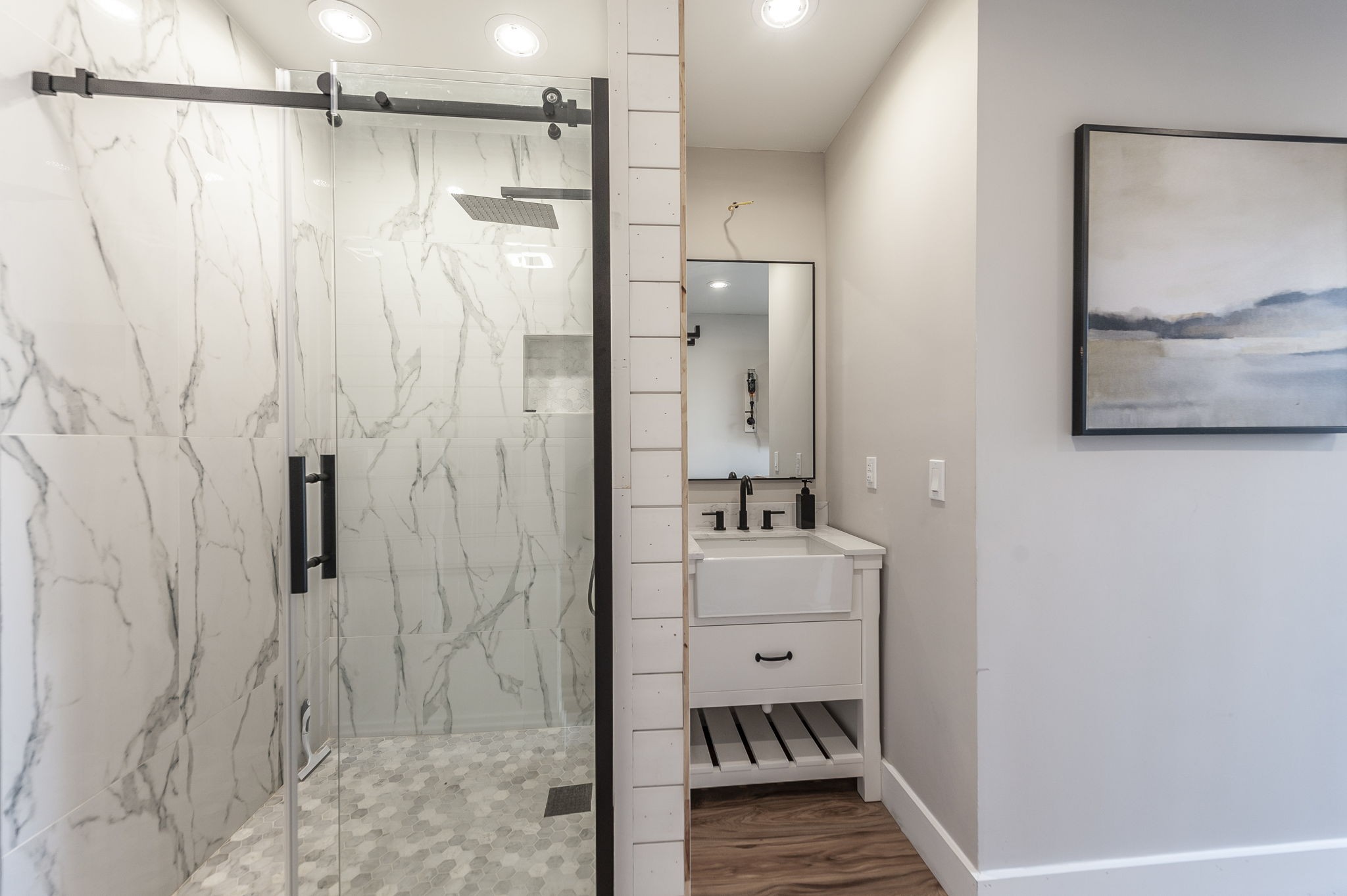 1160 Hearn Hill Road Watertown, TN 37184 - Photo 78 of 91 a bathroom with a shower and a sink