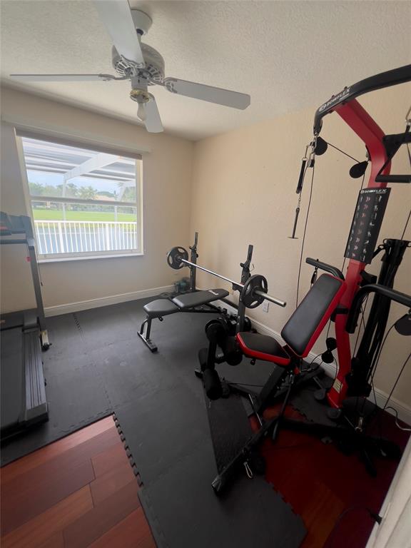 1423 Southwest 158th Avenue Pembroke Pines, FL 33027 - Photo 30 of 43 a view of a room with gym equipment