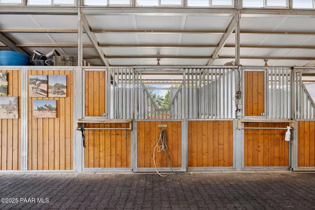 a storage room with washer and dryer