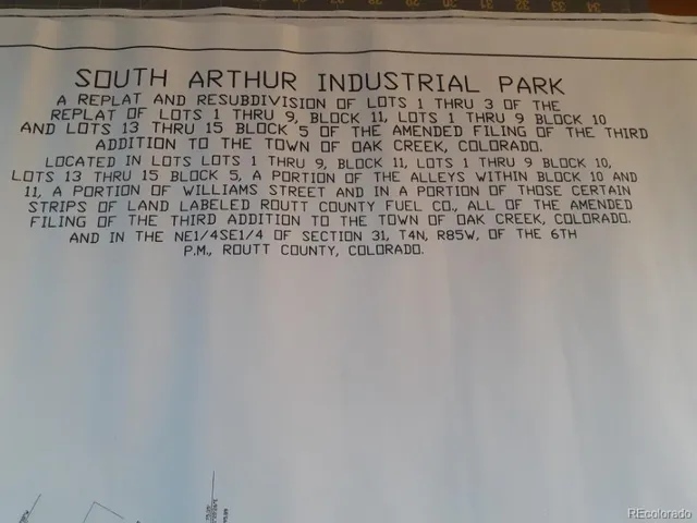 $147,500 | 233-235 South Arthur Avenue, Oak Creek, CO 80467