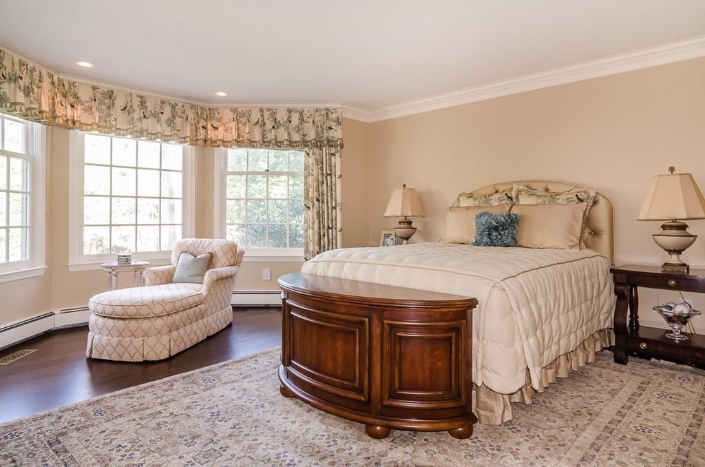 41 Highgate Road Wellesley, MA 02481 - Photo 20 of 24 a bedroom with bed and a large window