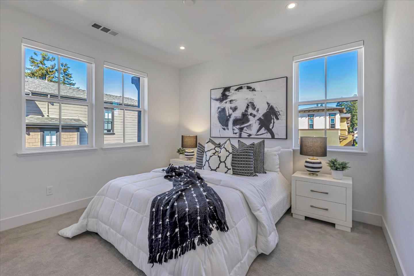 2032 Thea Circle Mountain View, CA 94043 - Photo 17 of 29 a bedroom with a bed and a window