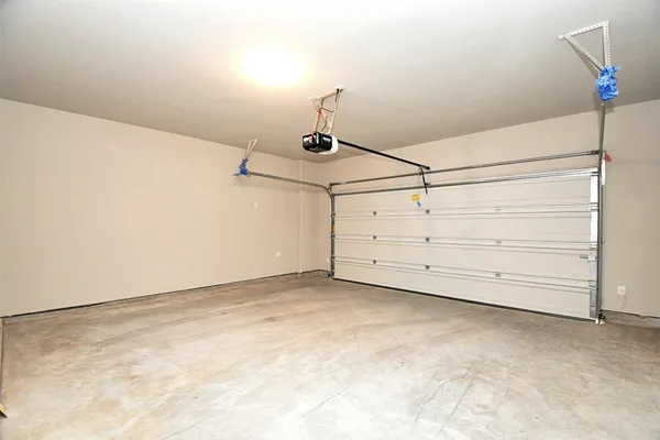 a view of a room with storage