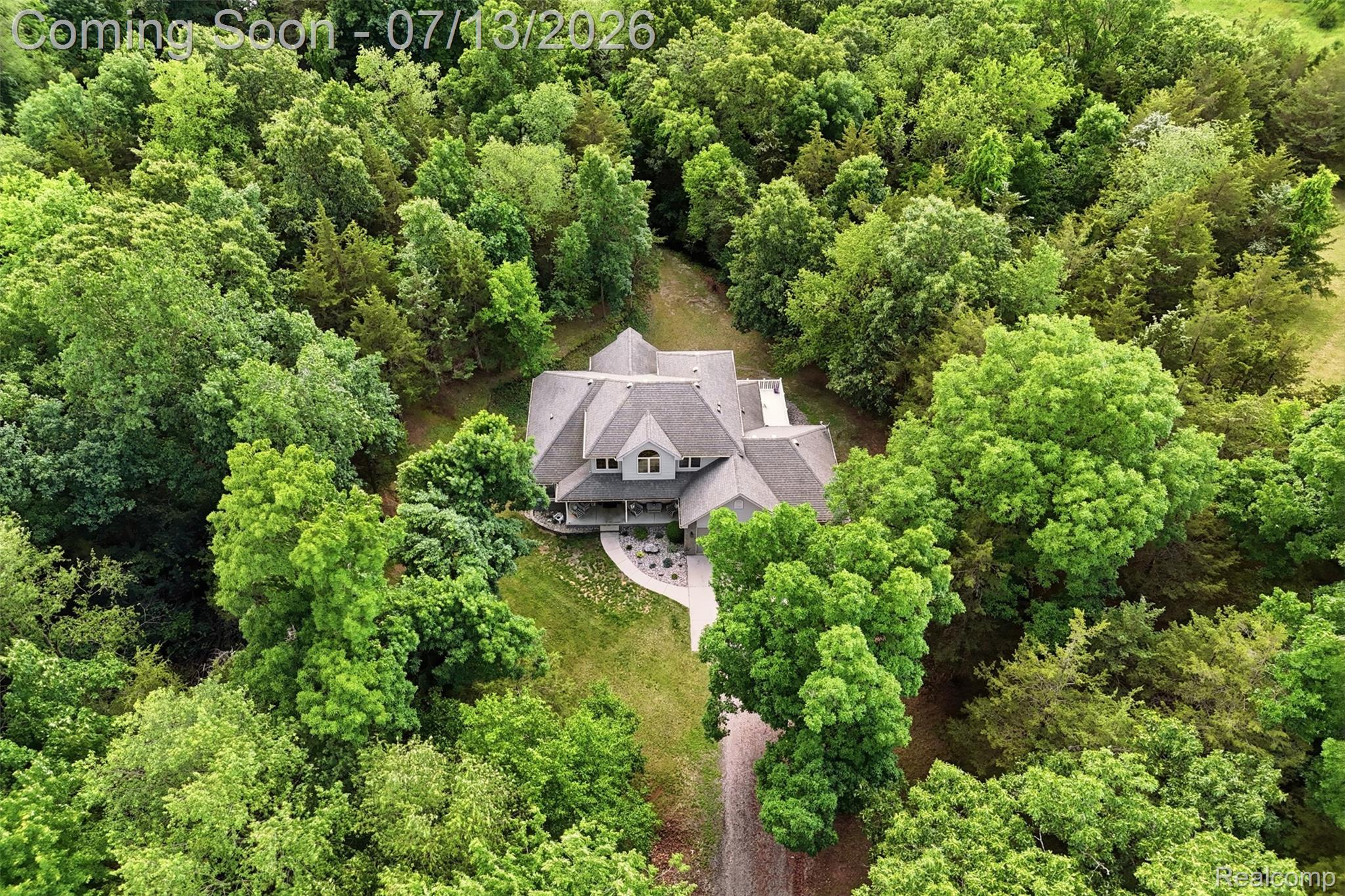10525 Antcliff Road Brooklyn, MI 49230 - Photo 60 of 80 Aerial view of house
