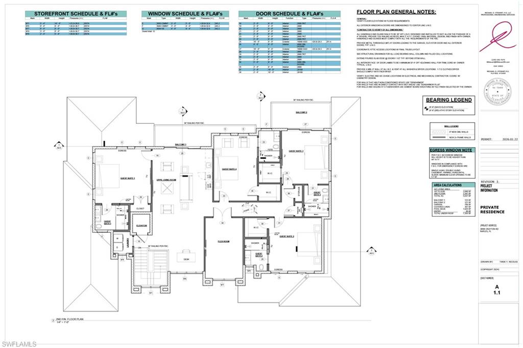 3898 Crayton Road Naples, FL 34103 - Photo 35 of 35 View of property floor plan