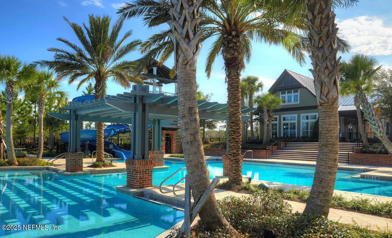 44 Footbridge Road St. Johns, FL 32259 - Photo 42 of 45 a front view of a house with garden