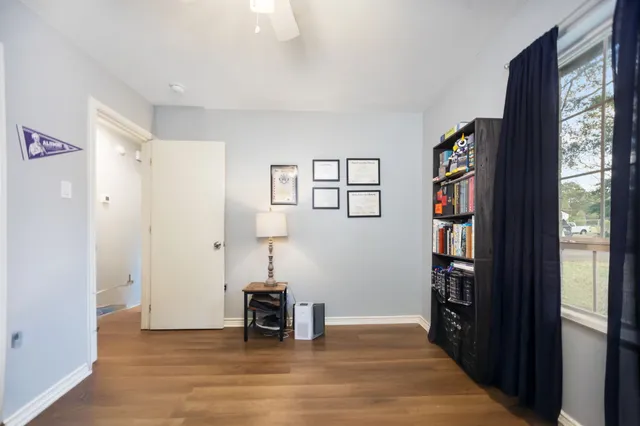 a view of kitchen with furniture and window