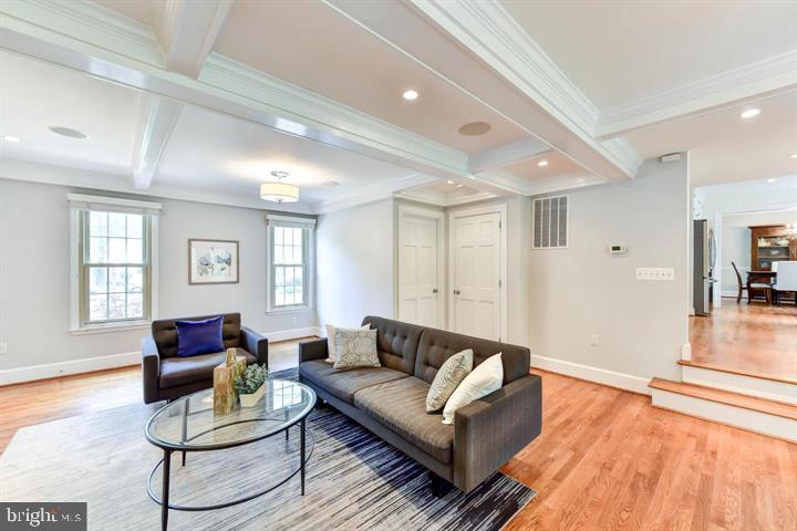 7219 Hyde Road Falls Church, VA 22043 - Photo 18 of 47 2nd living room, Full bathroom through the door