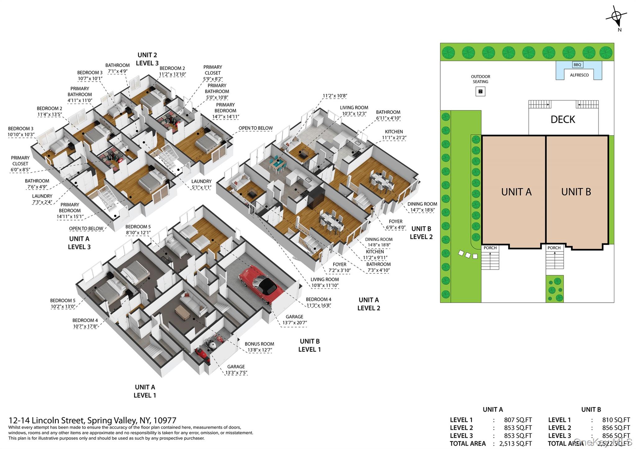 12-14 Lincoln Street Spring Valley, NY 10977 - Photo 29 of 33 View of floor plan / room layout