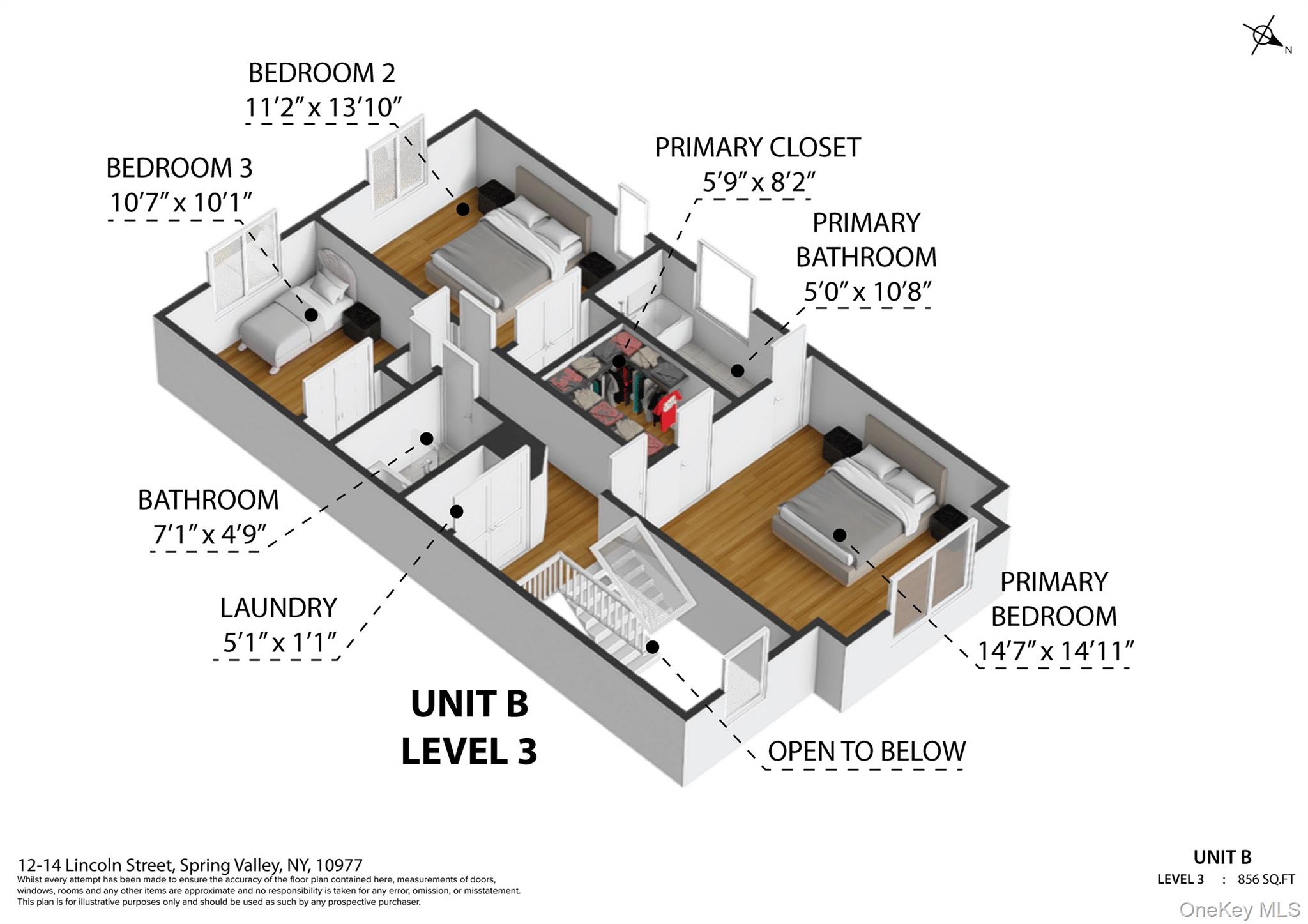 12-14 Lincoln Street Spring Valley, NY 10977 - Photo 33 of 33 View of property floor plan