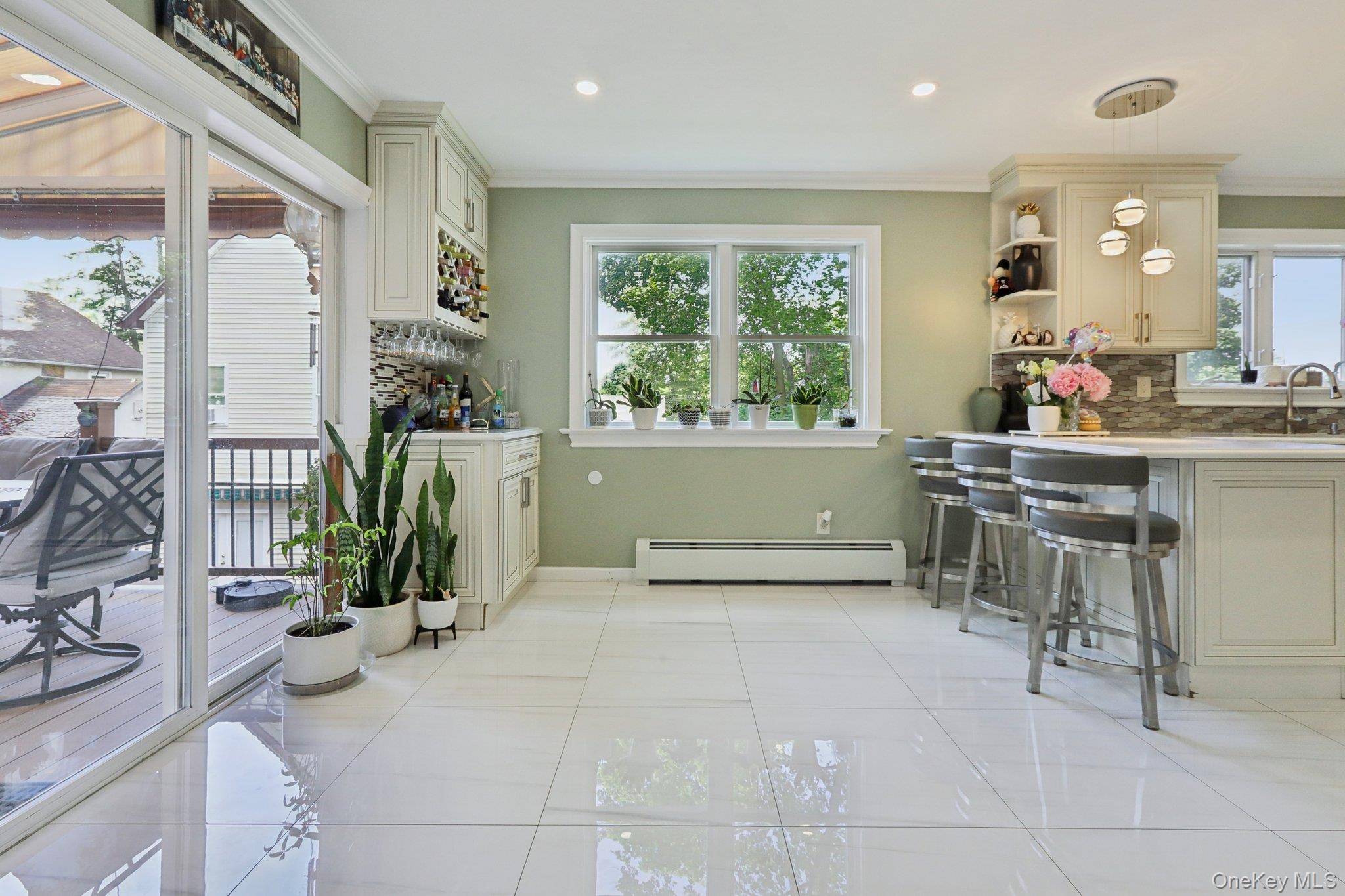 12-14 Lincoln Street Spring Valley, NY 10977 - Photo 6 of 33 Unit B, Level-2,Kitchen,decorative backsplash,