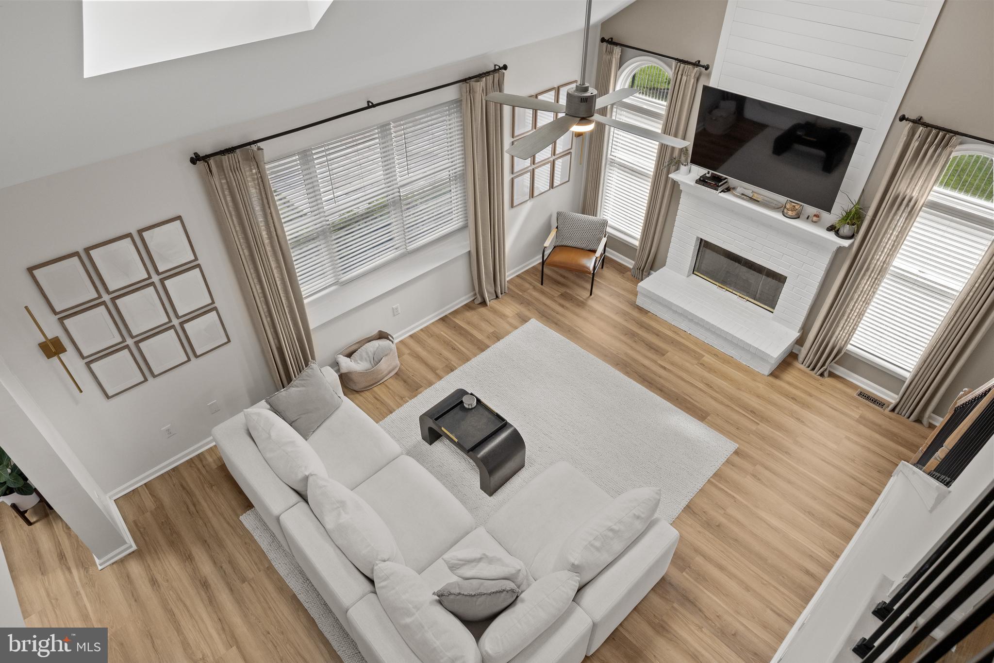 97 Brooks Road Moorestown, NJ 08057 - Photo 21 of 47 a view of living room with furniture and flat screen tv