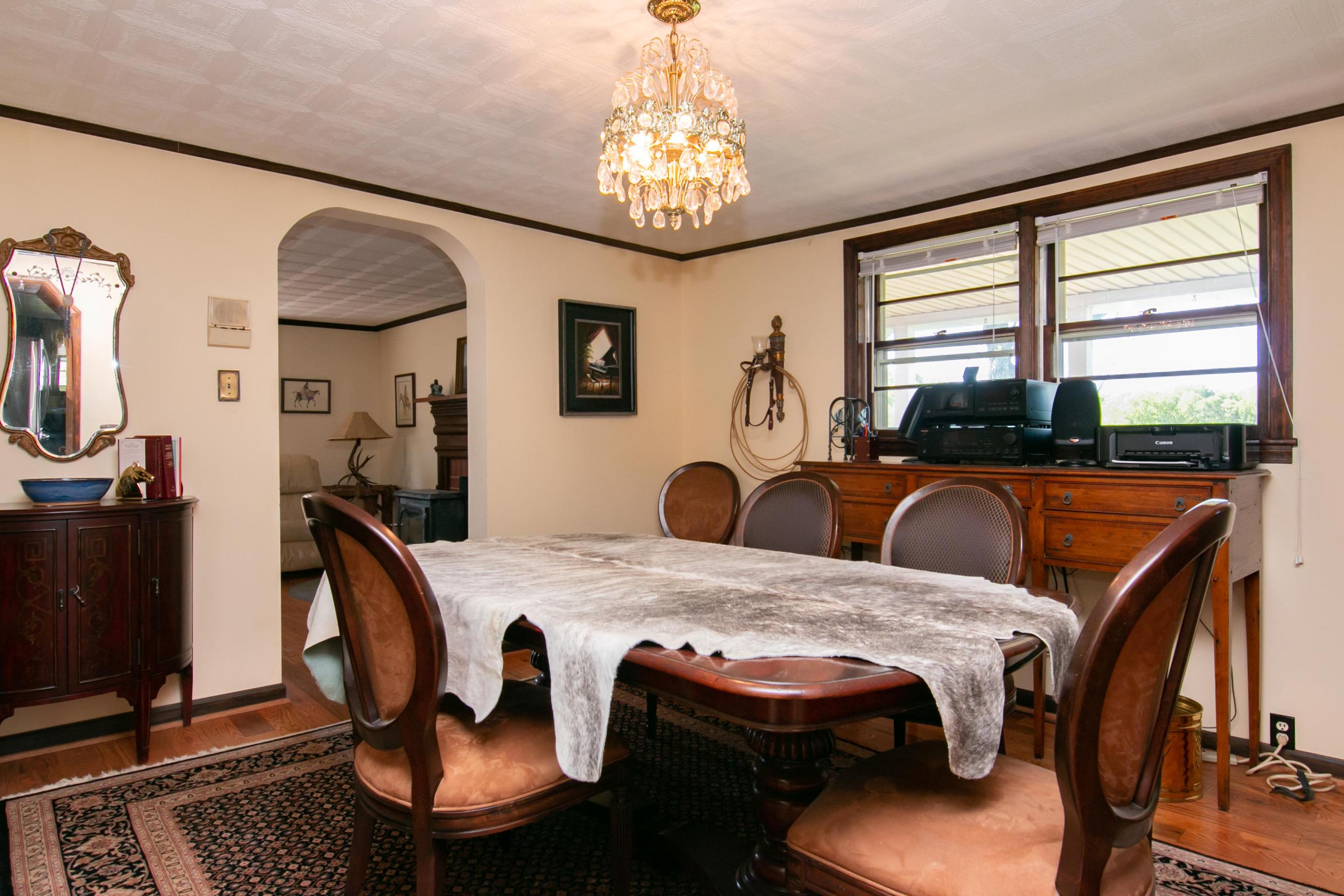 3257 Sago Road Chatham, VA 24531 - Photo 25 of 94 a view of a dining room with furniture window and outside view