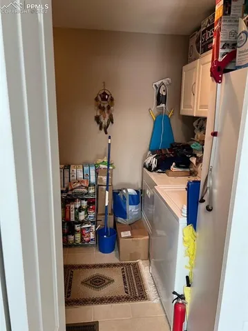 a view of storage and utility room