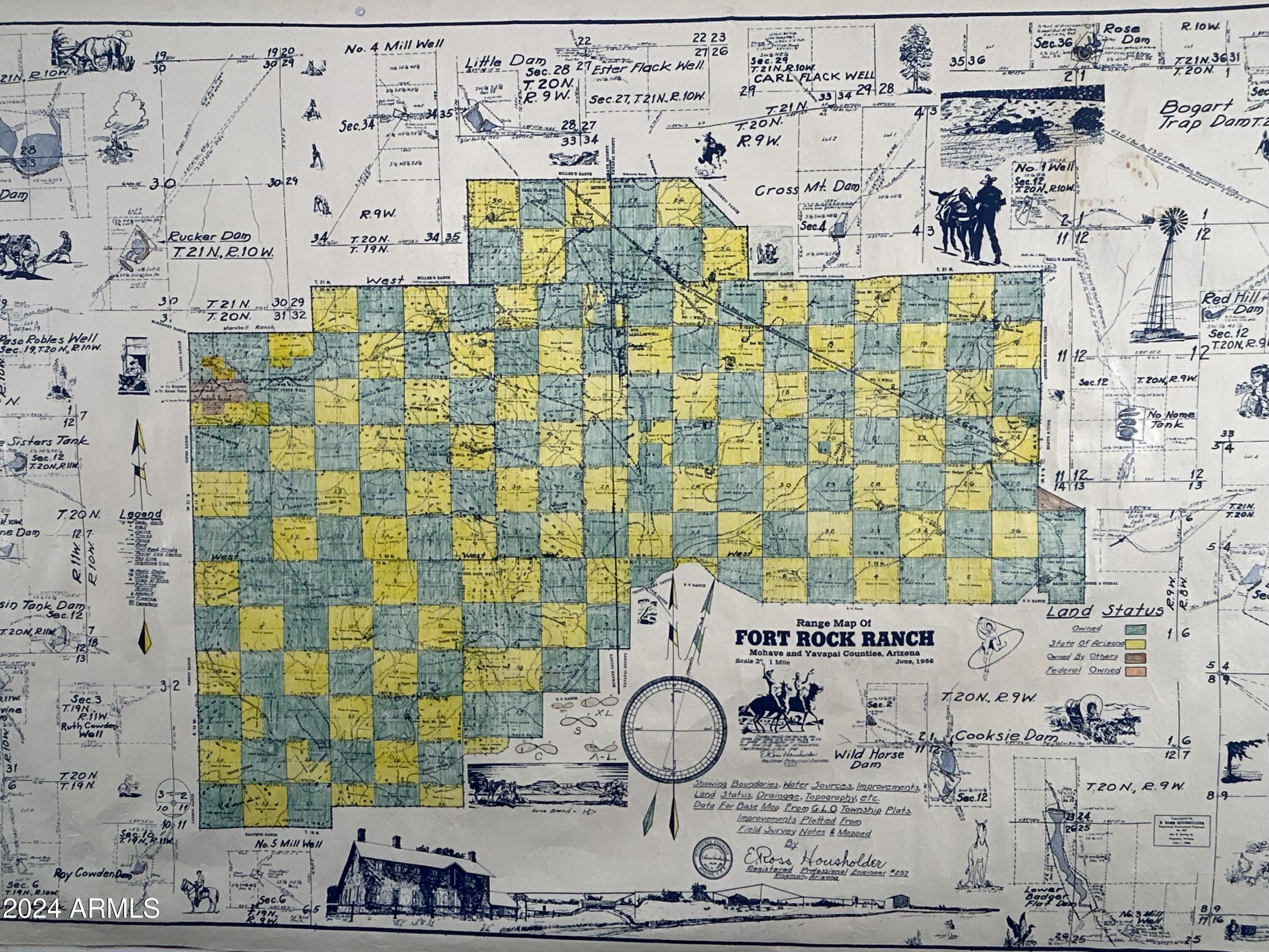 4820 East Perkinsville Road Chino Valley, AZ 86323 - Photo 8 of 128 a bathroom with a sink and a shower curtain