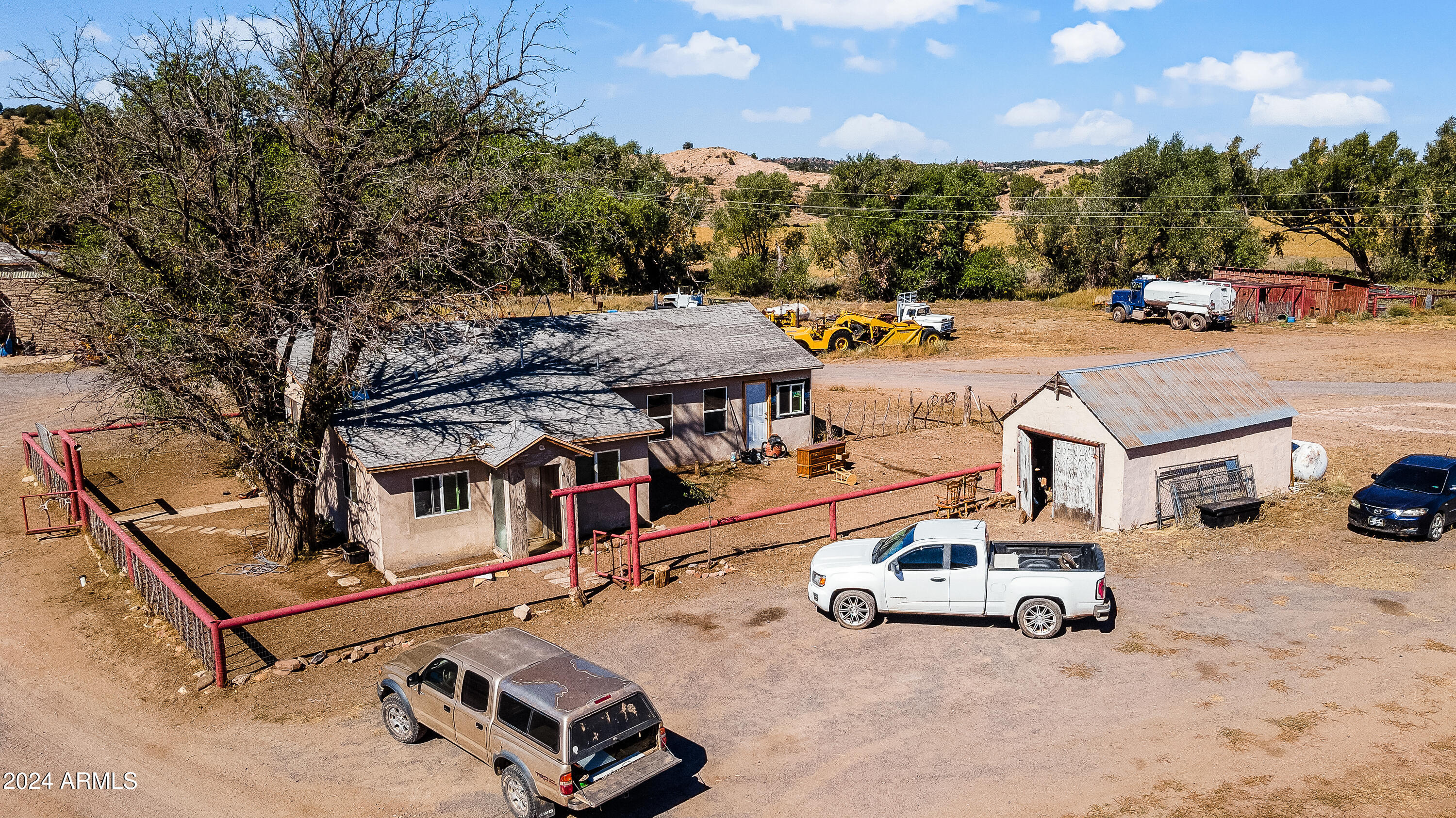4820 East Perkinsville Road Chino Valley, AZ 86323 - Photo 81 of 128 a car parked on the side of the road