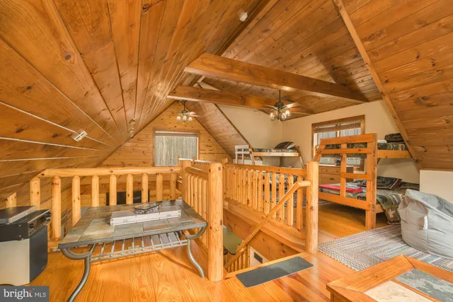 a view of balcony with furniture