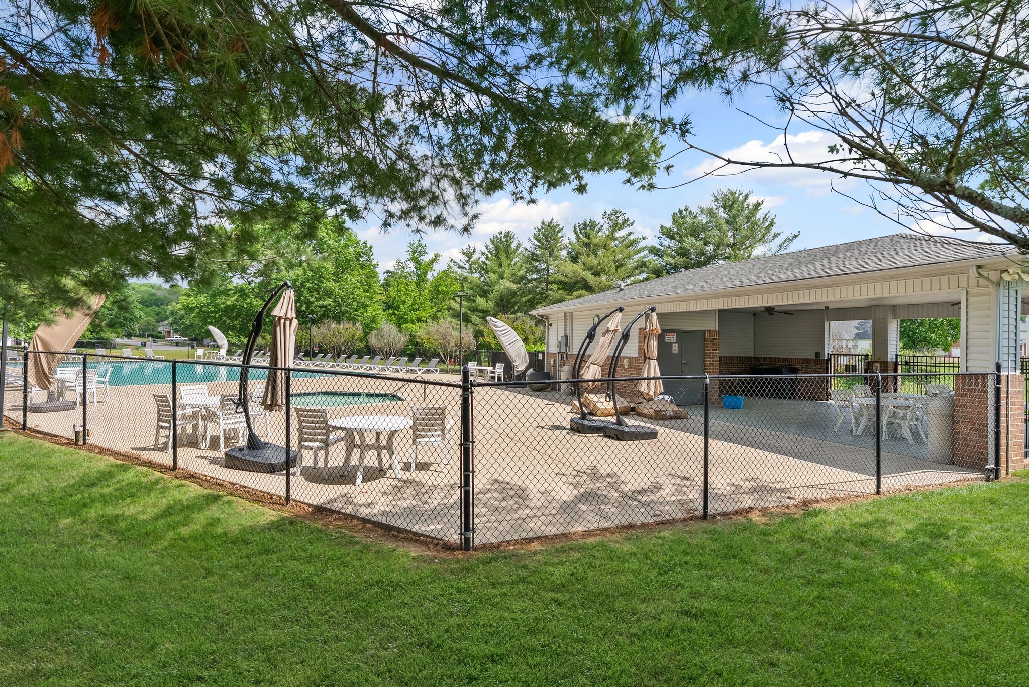 3012 Bent Tree Road Franklin, TN 37067 - Photo 34 of 34 a view of a house with backyard and a tree
