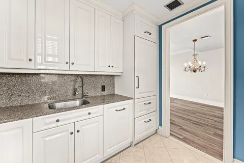 a view of closet area