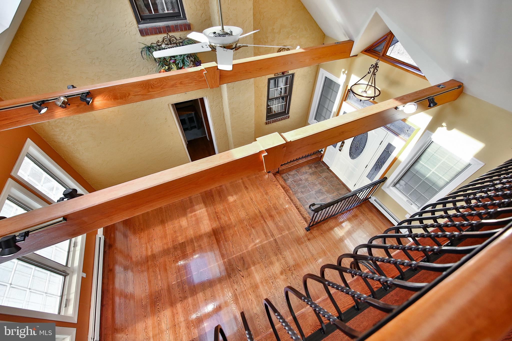 417 Locust Road Glenside, PA 19038 - Photo 7 of 41 looking down into great room outside the bedroom