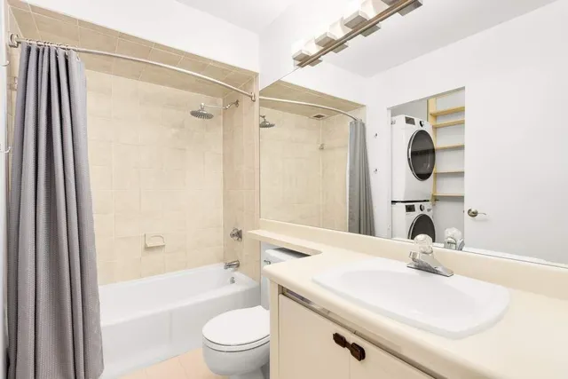 a close up view of washer and dryer