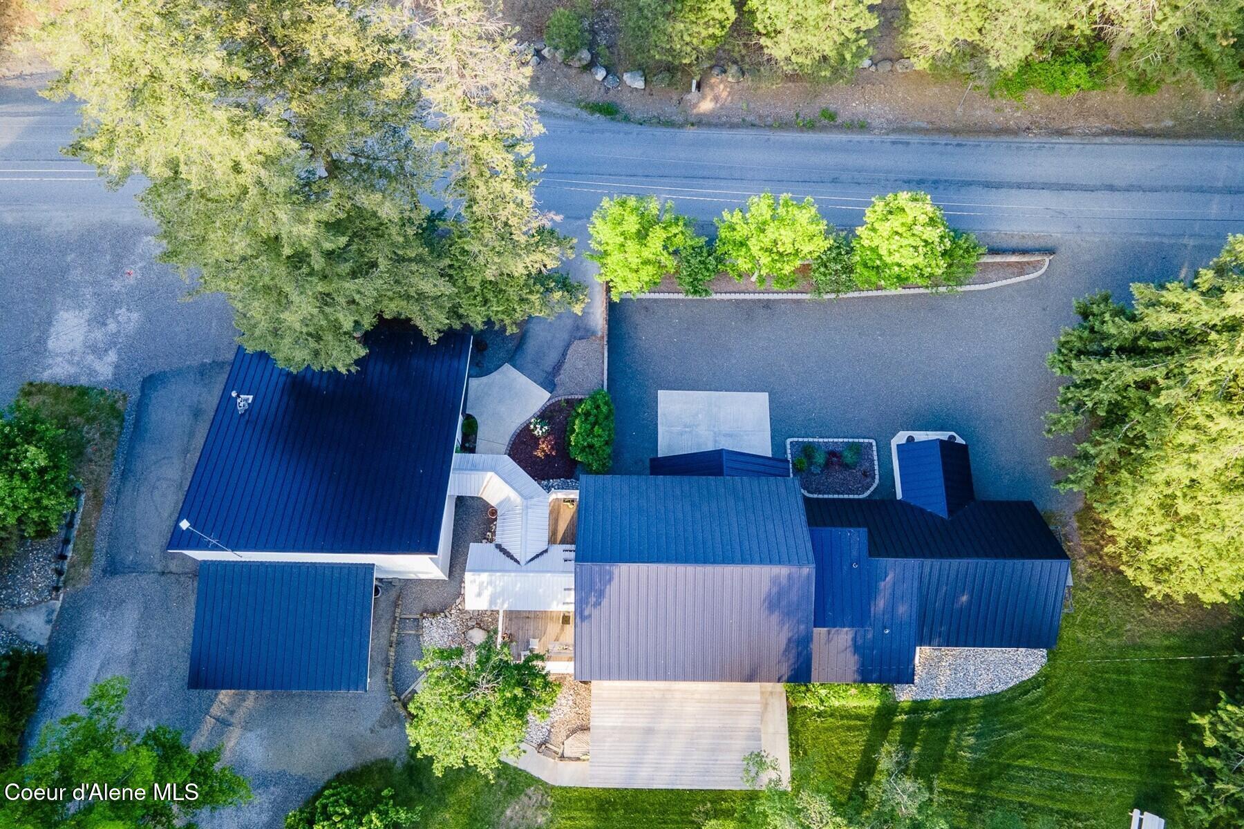 1041 Bottle Bay Road Sagle, ID 83860 - Photo 2 of 67 Overhead View of Dual-Residence