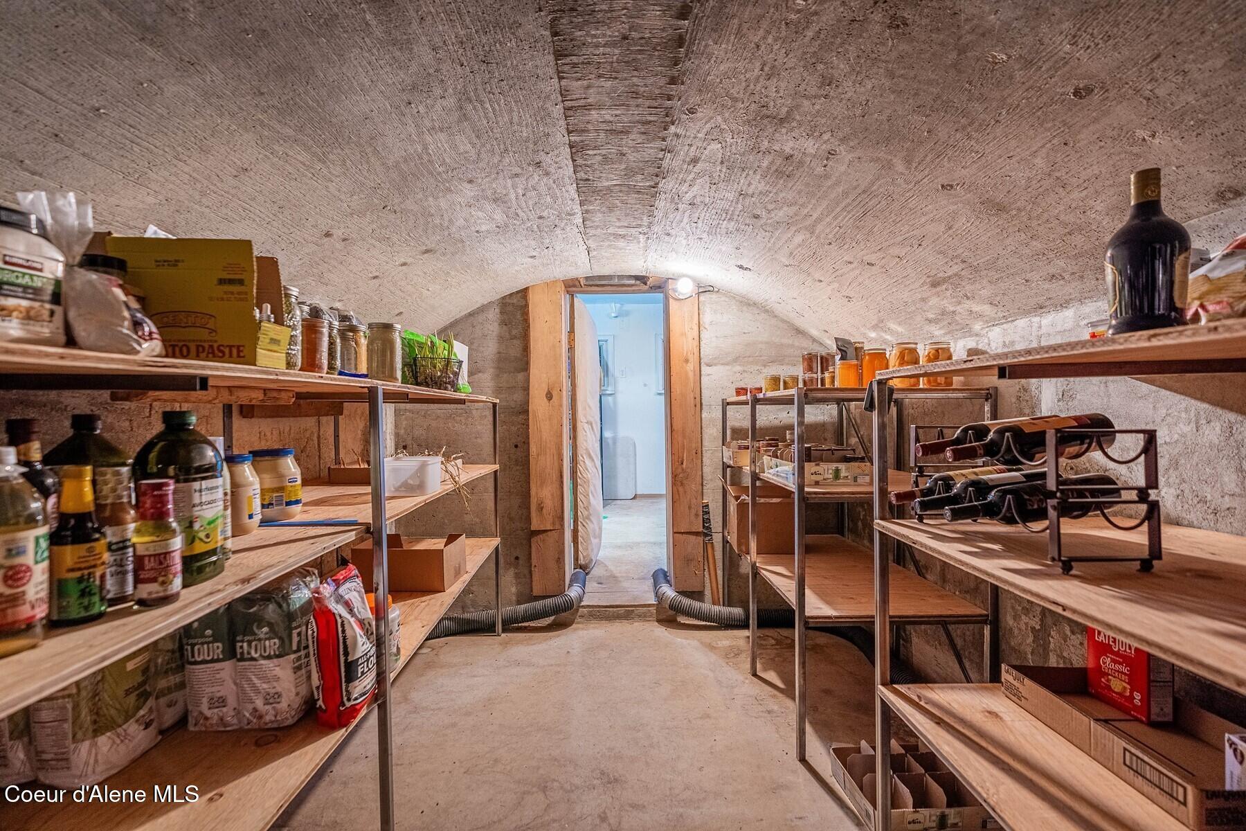 1041 Bottle Bay Road Sagle, ID 83860 - Photo 23 of 66 Concrete Bunker Interior