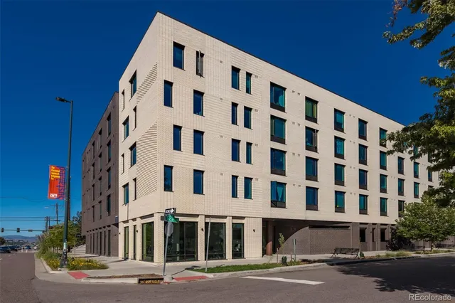 a view of a building with street