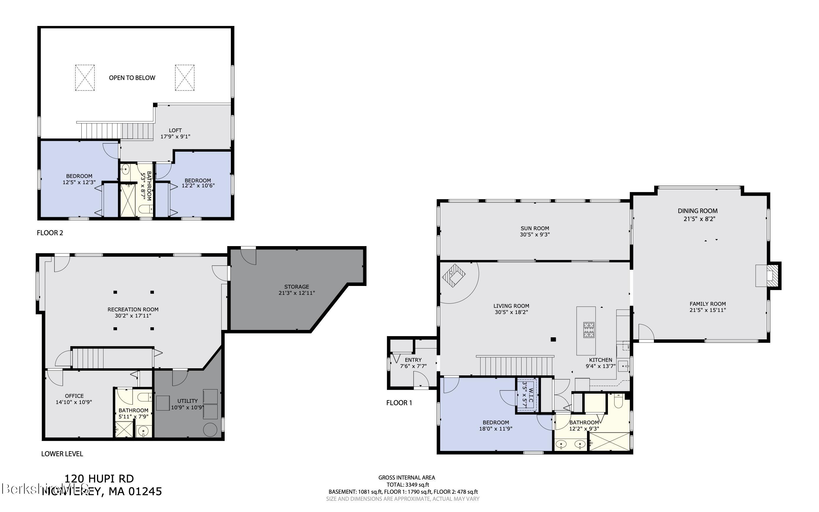 120 Hupi Road Monterey, MA 01245 - Photo 41 of 41 FLOOR PLANS
