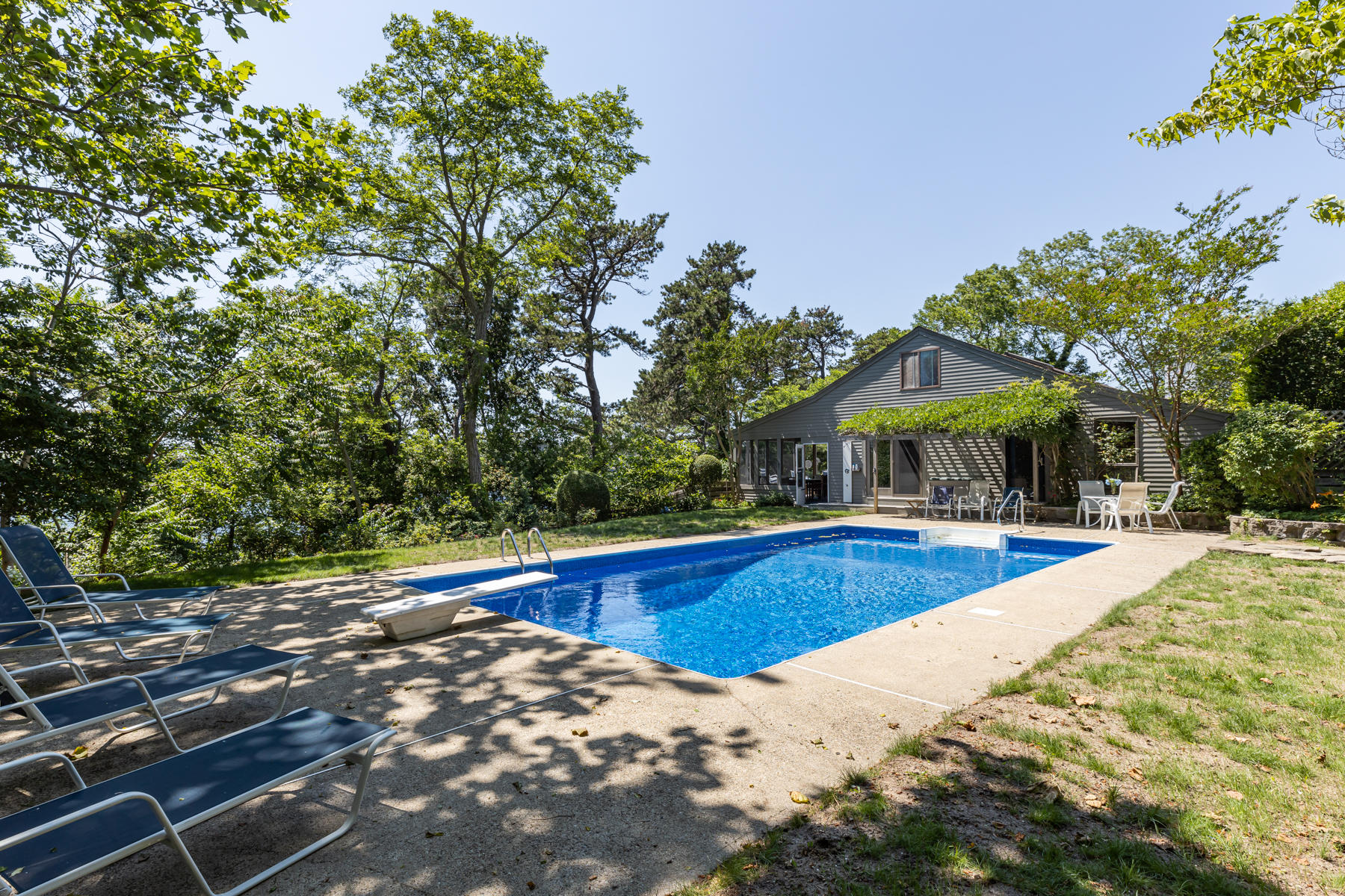 25 Adams Way Eastham, MA 02642 - Photo 4 of 60 a view of swimming pool with seating space