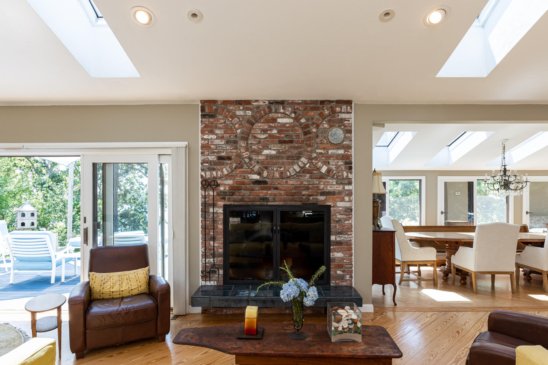 25 Adams Way Eastham, MA 02642 - Photo 8 of 60 a living room with furniture and a fireplace