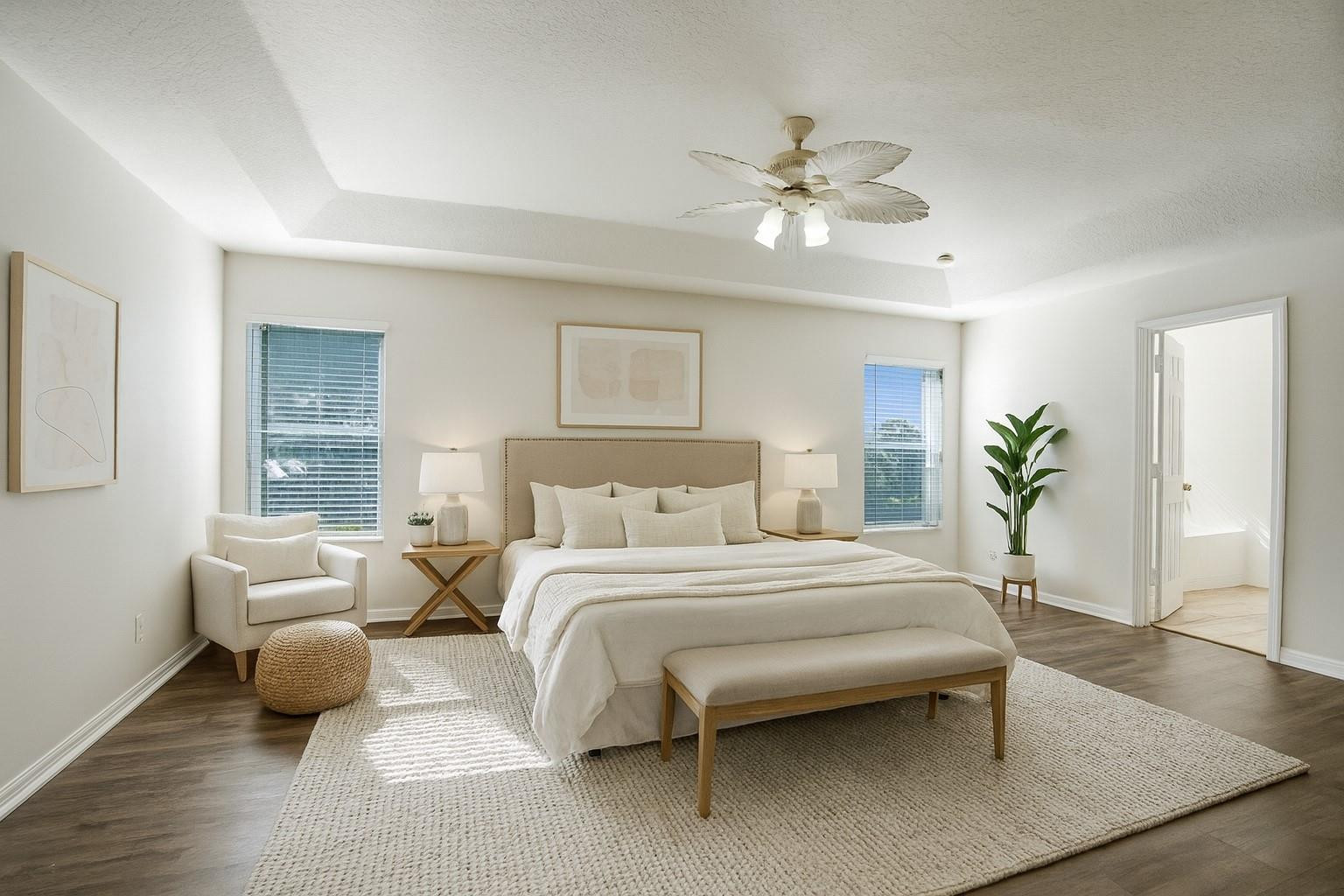 864 Southwest Java Avenue Port St. Lucie, FL 34953 - Photo 39 of 74 Virtually Staged Primary Bedroom