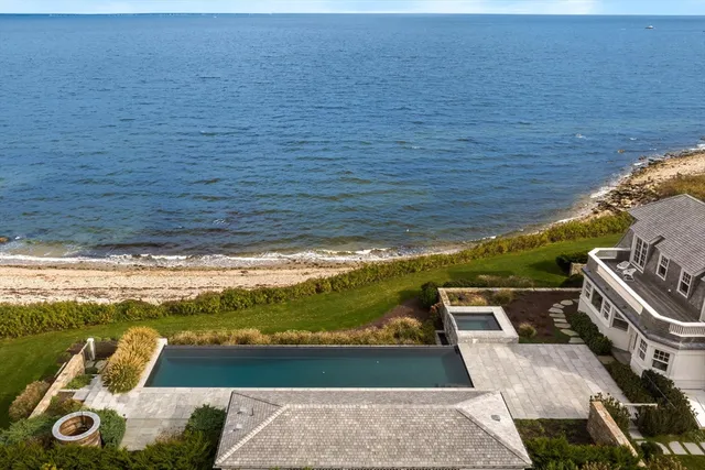 a view of a ocean from a terrace