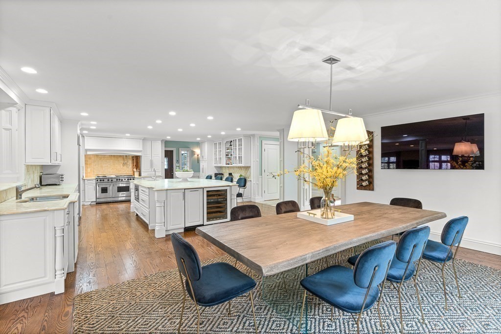 77 Cliff Road Wellesley, MA 02481 - Photo 11 of 33 a view of a dining room with furniture