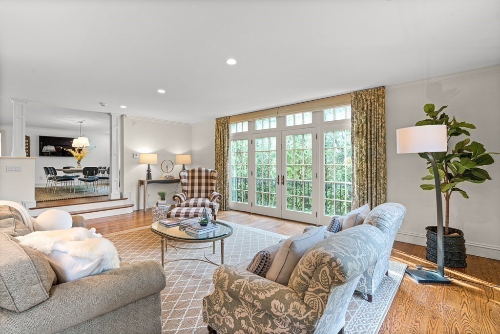 77 Cliff Road Wellesley, MA 02481 - Photo 14 of 33 a living room with furniture and a large window