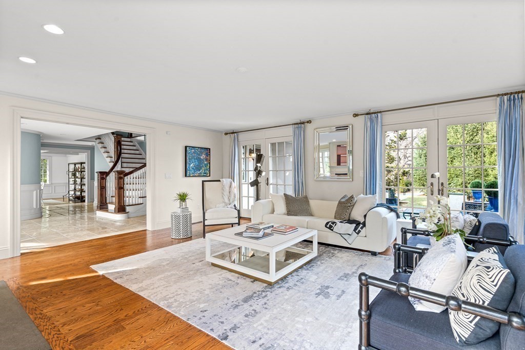 77 Cliff Road Wellesley, MA 02481 - Photo 16 of 33 a living room with furniture and a large window