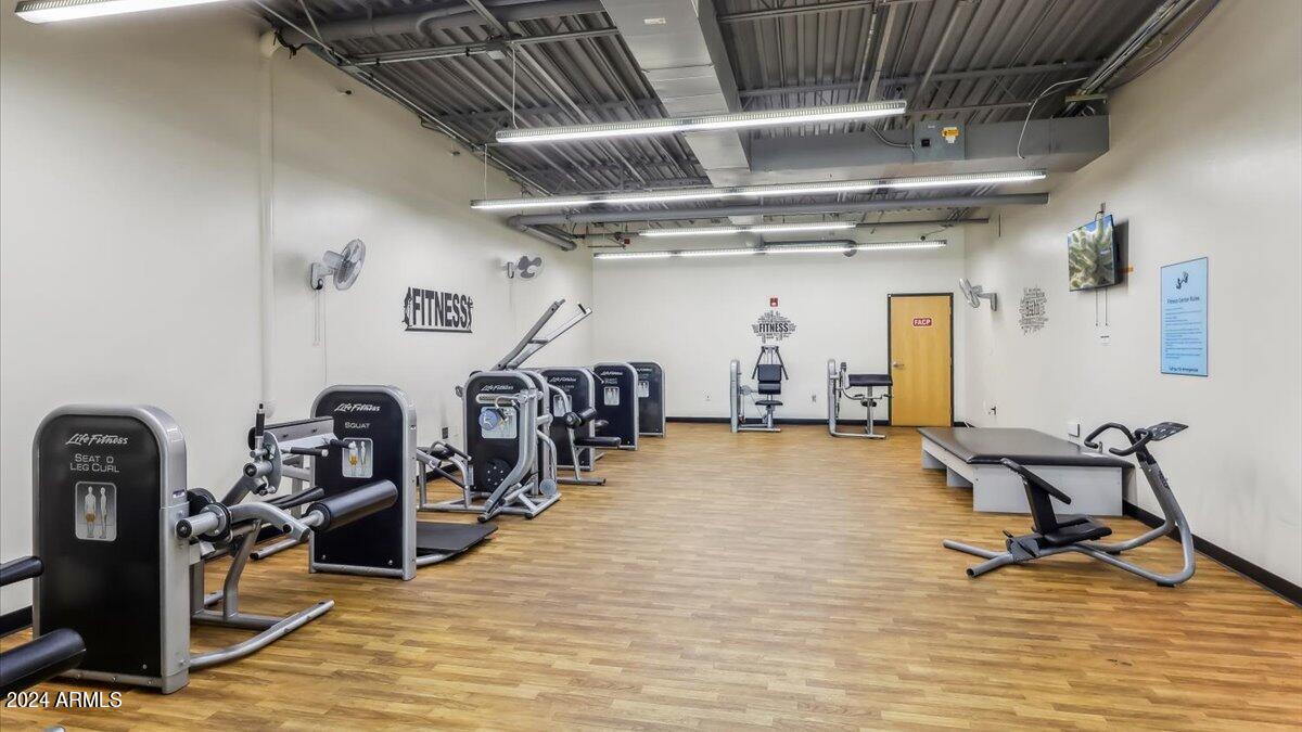 5072 East Umber Road San Tan Valley, AZ 85143 - Photo 36 of 41 a view of a room with gym equipment