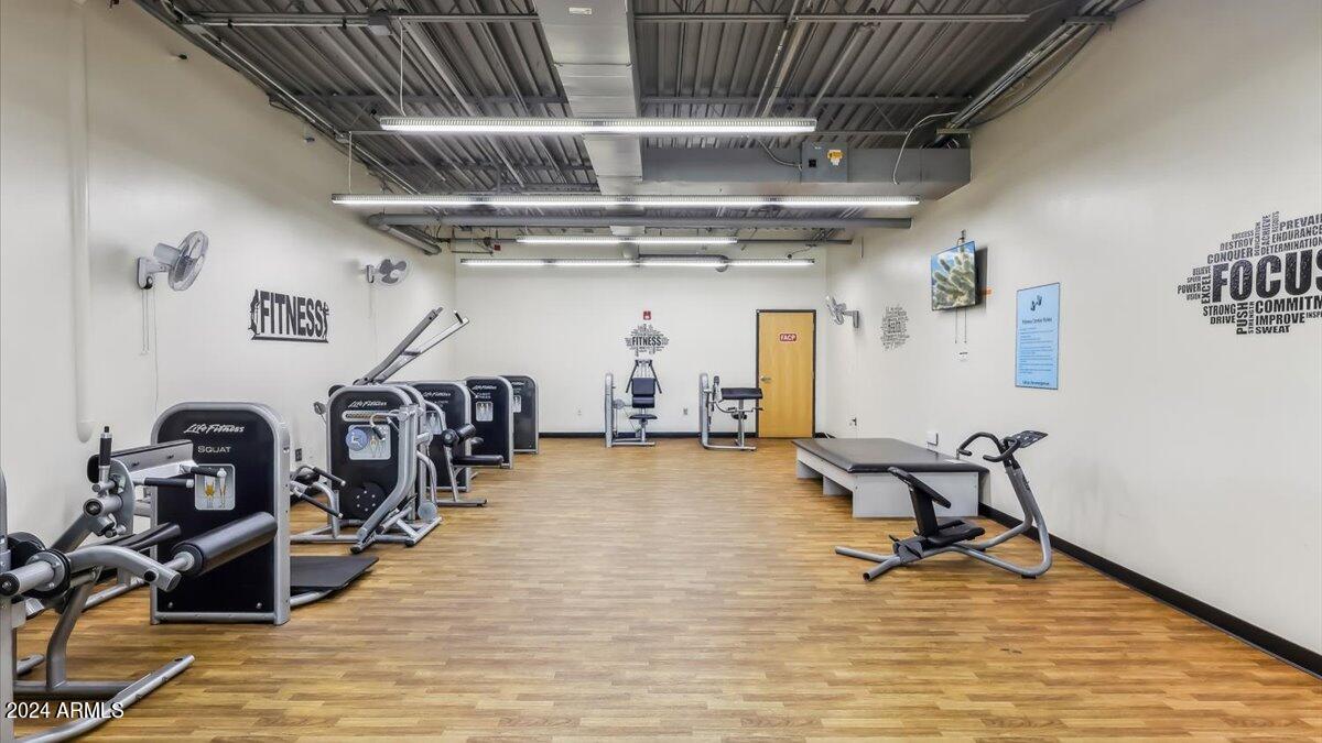 5072 East Umber Road San Tan Valley, AZ 85143 - Photo 37 of 41 a view of a room with gym equipment